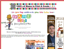 Tablet Screenshot of damegames.com